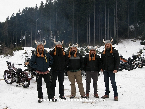 3° motoraduno invernale Warriors Trento - Passo del Redebus