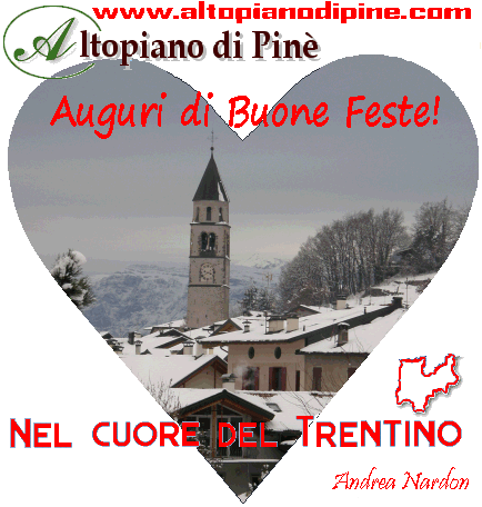Auguri dall'Altopiano di Piné