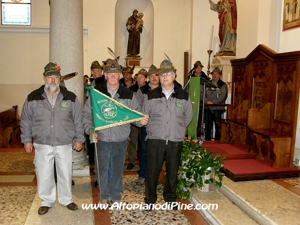 Gli Alpini del gruppo di Baselga di Piné - Commemorazione dei caduti 2011