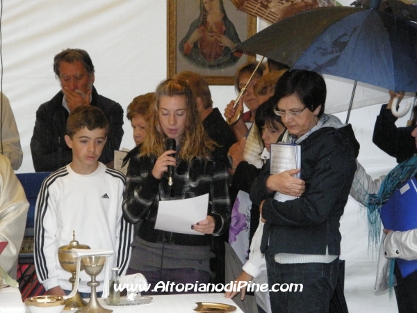 Cerimonia di ringraziamento per lo scampato pericolo - Campolongo 15 agosto 2011