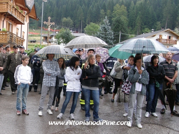 Cerimonia di ringraziamento per lo scampato pericolo - Campolongo 15 agosto 2011
