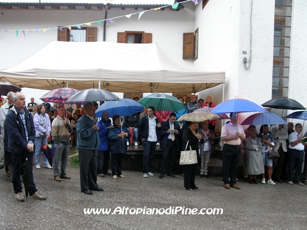 Cerimonia di ringraziamento per lo scampato pericolo - Campolongo 15 agosto 2011