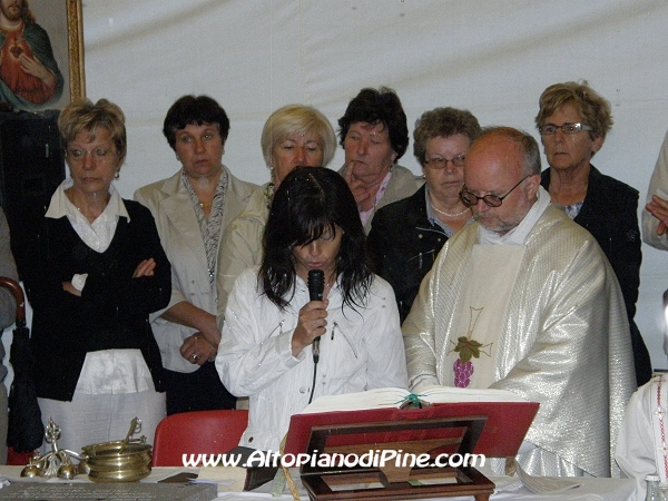 Cerimonia di ringraziamento per lo scampato pericolo - Campolongo 15 agosto 2011