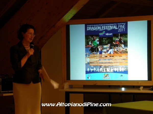 Lorenza Biasetto, diretto ApT Pine Cembra presenta i relatori