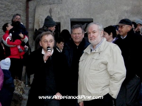 Il presidente dell'ApT Pine Cembra Ugo Faccenda - El paes dei Presepi 2011