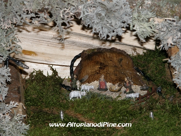 Particolare del presepe di Miola - el paes dei Presepi 2011
