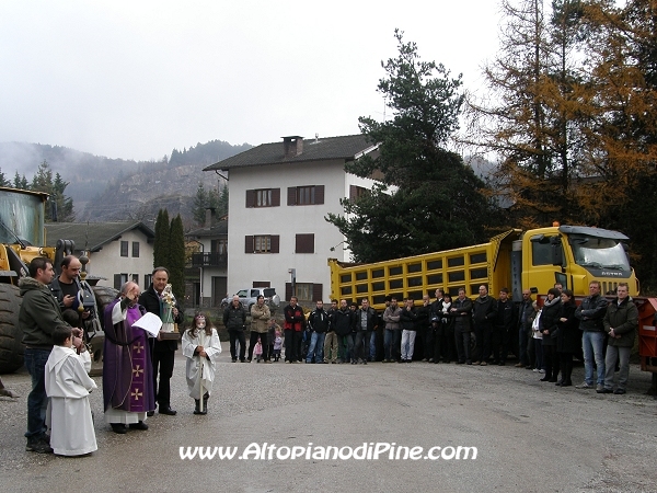 La preghiera per i lavoratori nelle cave - Festa Santa Barbara 2011 - San Mauro