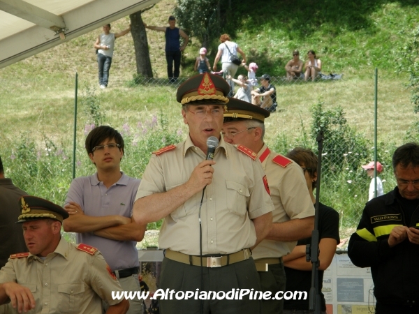 Cerimonia di Chiusura del  12 campeggio allievi Vigili del Fuoco Volontari 2012