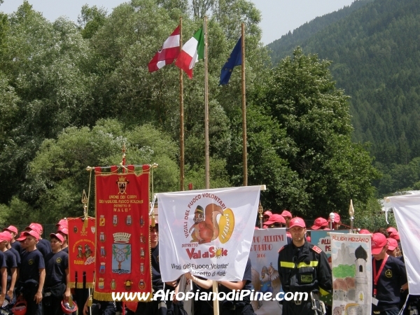 Cerimonia di Chiusura del  12 campeggio allievi Vigili del Fuoco Volontari 2012