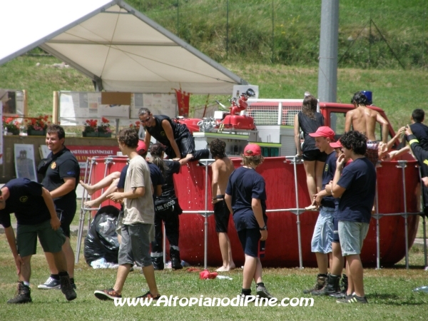 Cerimonia di Chiusura del  12 campeggio allievi Vigili del Fuoco Volontari 2012