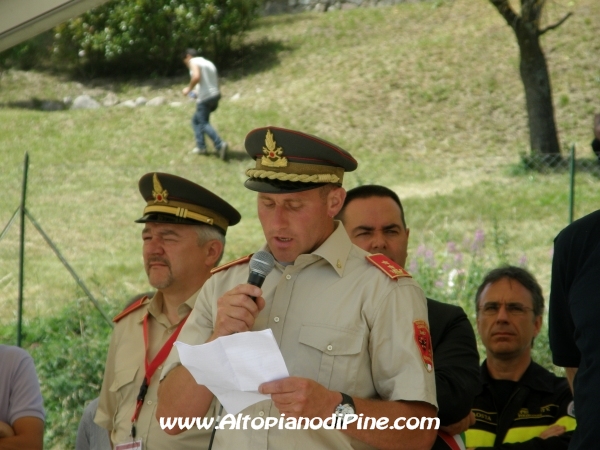 Cerimonia di Chiusura del  12 campeggio allievi Vigili del Fuoco Volontari 2012