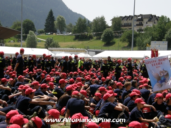 Cerimonia di Chiusura del  12 campeggio allievi Vigili del Fuoco Volontari 2012