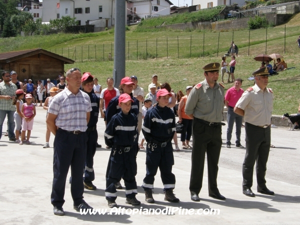 Cerimonia di Chiusura del  12 campeggio allievi Vigili del Fuoco Volontari 2012