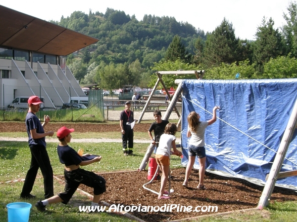 Giochi di abilitá - 12 campeggio allievi Vigili del Fuoco Volontari 2012