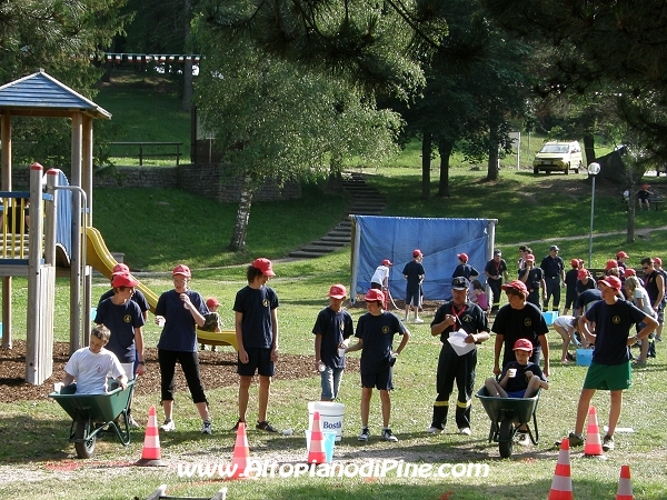 Giochi di abilitá - 12 campeggio allievi Vigili del Fuoco Volontari 2012