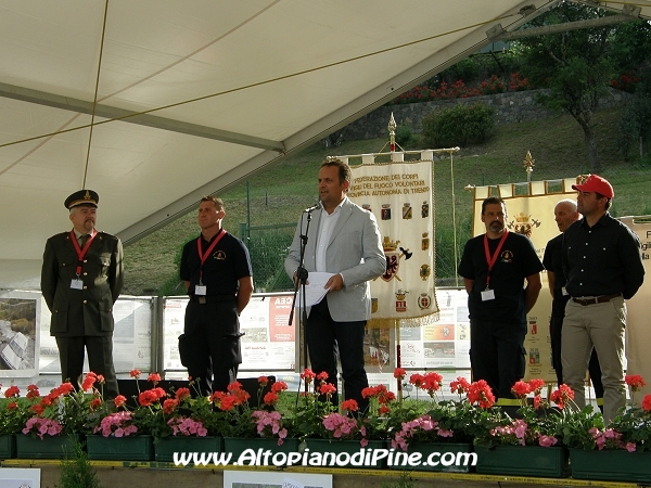 Cerimonia di apertura del 12 campeggio allievi Vigili del Fuoco Volontari 2012