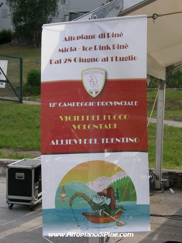 Cerimonia di apertura del 12 campeggio allievi Vigili del Fuoco Volontari 2012