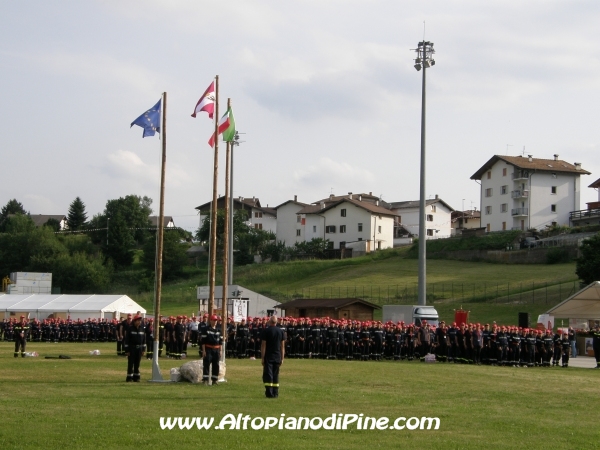 Cerimonia di apertura del 12 campeggio allievi Vigili del Fuoco Volontari 2012