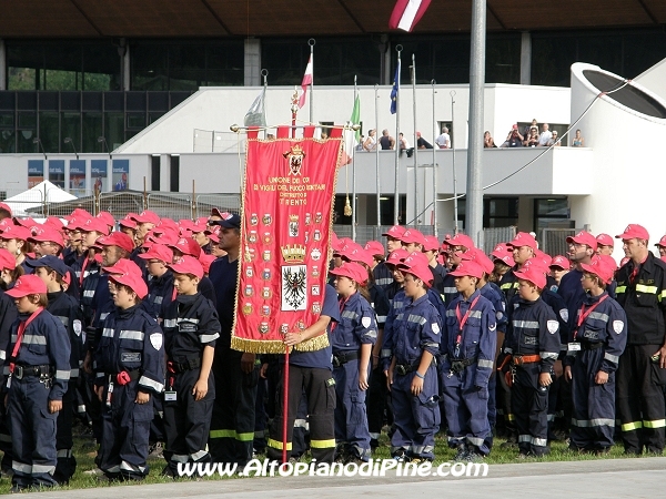 Cerimonia di apertura del 12 campeggio allievi Vigili del Fuoco Volontari 2012
