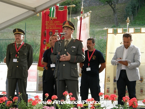 Il discorso del presidente Alberto Flaim - 12 campeggio allievi Vigili del Fuoco Volontari 2012
