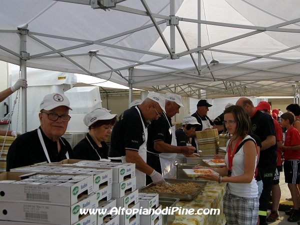 La distribuzione della cena