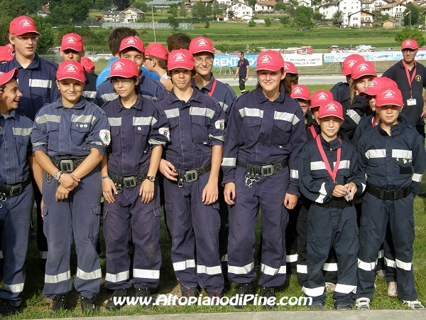 Cerimonia di apertura del 12 campeggio allievi Vigili del Fuoco Volontari 2012