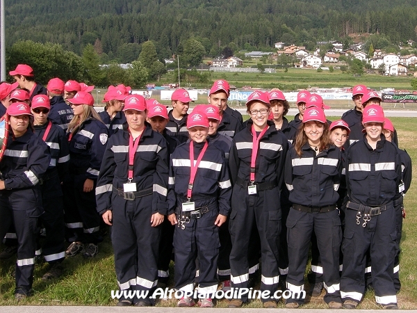 Cerimonia di apertura del 12 campeggio allievi Vigili del Fuoco Volontari 2012