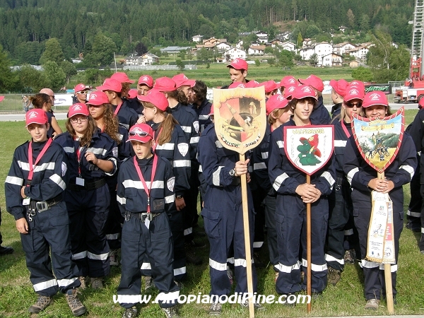 Cerimonia di apertura del 12 campeggio allievi Vigili del Fuoco Volontari 2012
