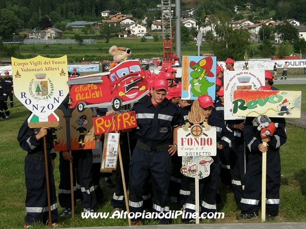Cerimonia di apertura del 12 campeggio allievi Vigili del Fuoco Volontari 2012