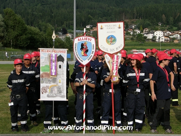 Cerimonia di apertura del 12 campeggio allievi Vigili del Fuoco Volontari 2012