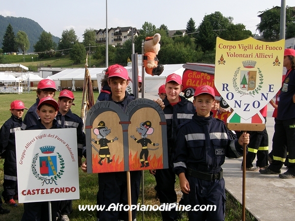 Cerimonia di apertura del 12 campeggio allievi Vigili del Fuoco Volontari 2012