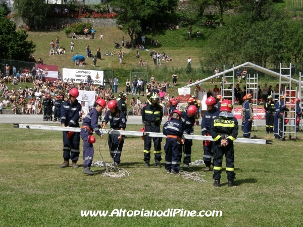 Manovre - 12 campeggio allievi Vigili del Fuoco Volontari 2012