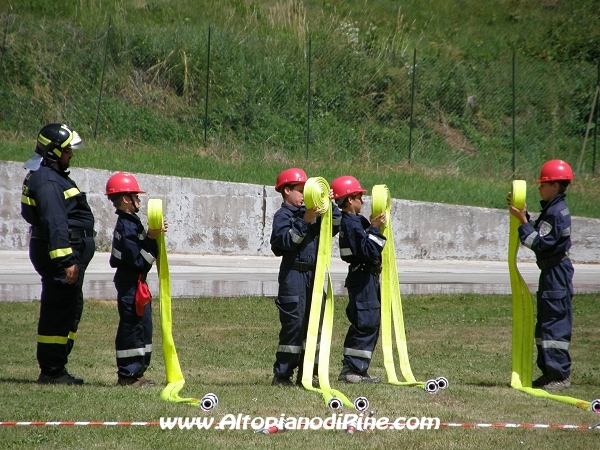 Manovre - 12 campeggio allievi Vigili del Fuoco Volontari 2012