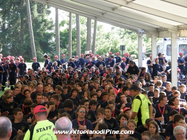 S. Messa - 12 campeggio allievi Vigili del Fuoco Volontari 2012