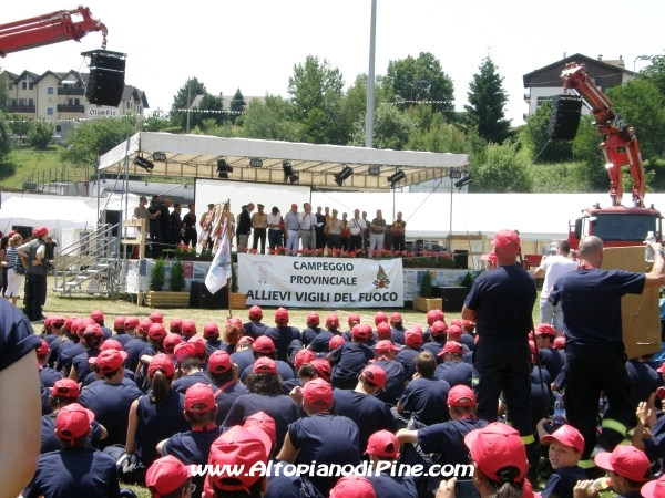 12 campeggio allievi Vigili del Fuoco Volontari 2012