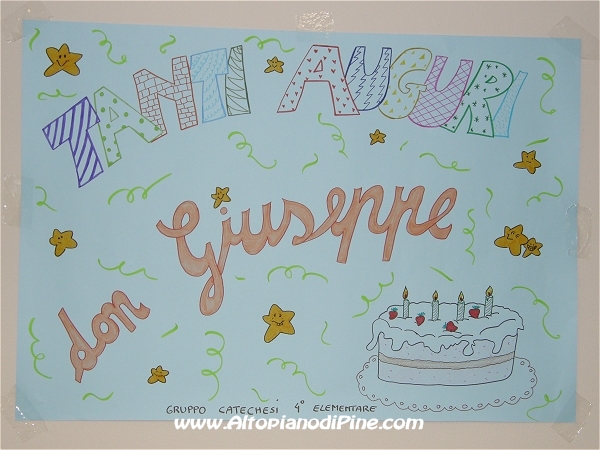Tanti Auguri a don Giuseppe
