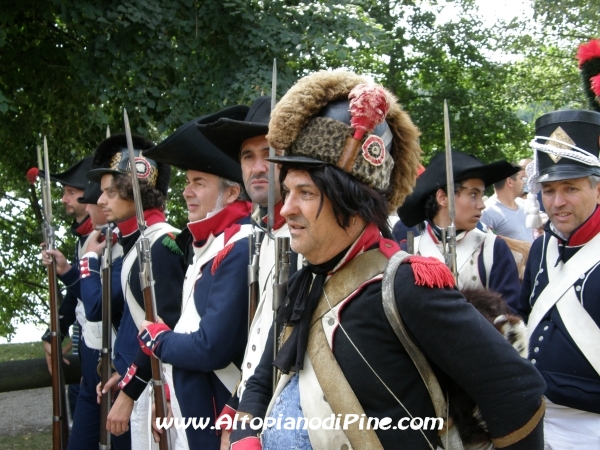 Sfilata rievocatori e spari di saluto - Baselga di Piné agosto 2012
