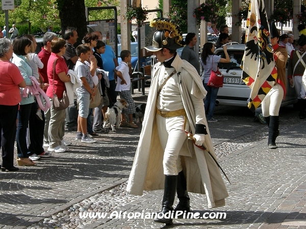 Sfilata rievocatori e spari di saluto - Baselga di Piné agosto 2012