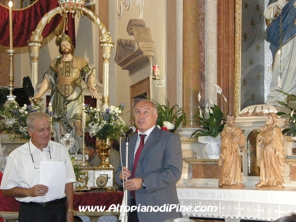 S. Osvaldo 2012 - l'assessore Franco Panizza
