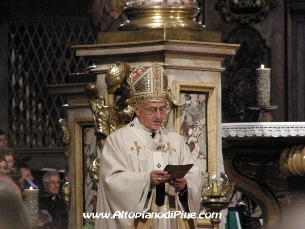 L'arcivescovo di Trento Luigi Bressan