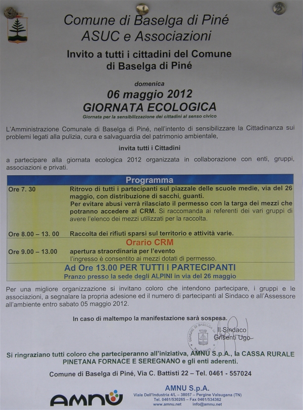 Avviso Comunale