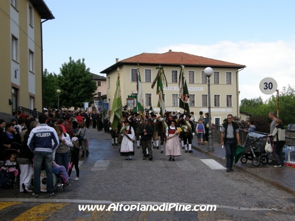Festa patronale Madonna di Piné  2012 - l'arrivo al Santuario