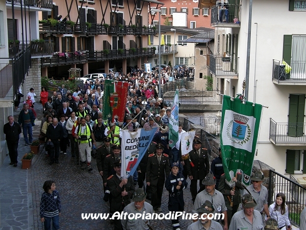 Festa patronale Madonna di Piné  2012 - la processione da Montagnaga alla Comparsa 