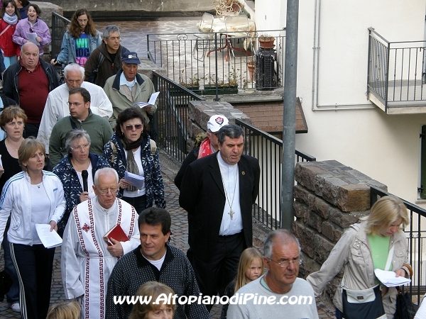 Festa patronale Madonna di Piné  2012 - il vescovo Zendron