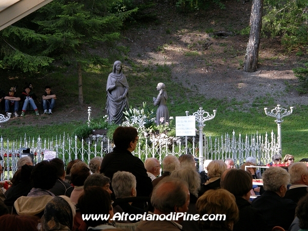 Festa patronale Madonna di Piné  2012 - fedeli presenti 