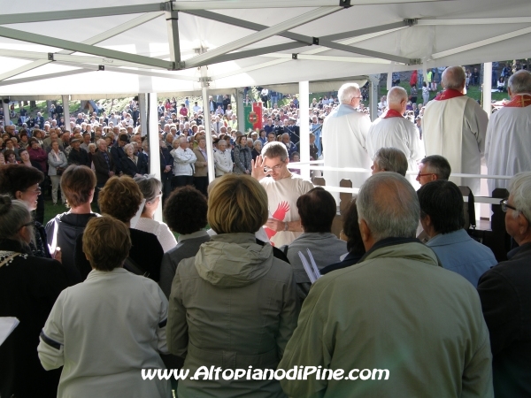 Festa patronale Madonna di Piné  2012 - i cori parrocchiali diretti da Mirko