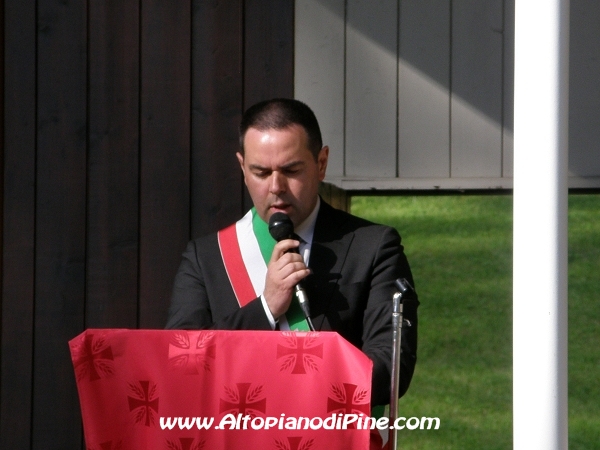 Festa patronale Madonna di Piné  2012 - il rinnovo del voto da parte del Sindaco di Baselga a nome della comunitá pinetana 