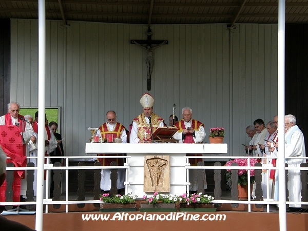 Festa patronale Madonna di Piné  2012 - i celebranti 