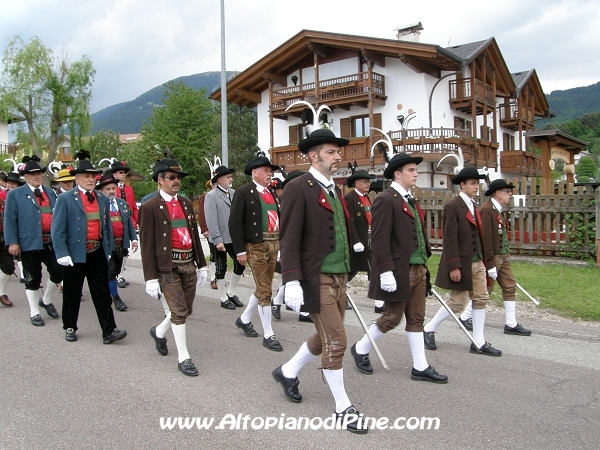 Festa patronale Madonna di Piné  2012 - gli Schutzen 