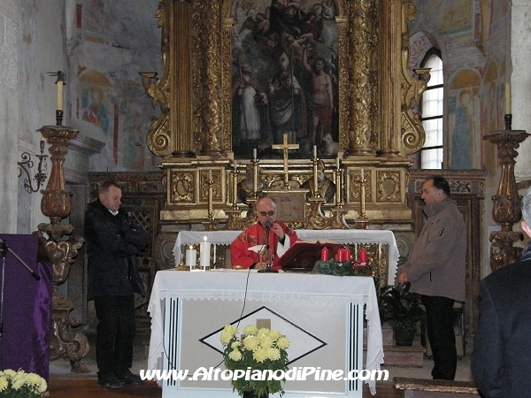 Don Stefano Volani ha celebrato la S. Messa in onore di Santa Barbara 2012